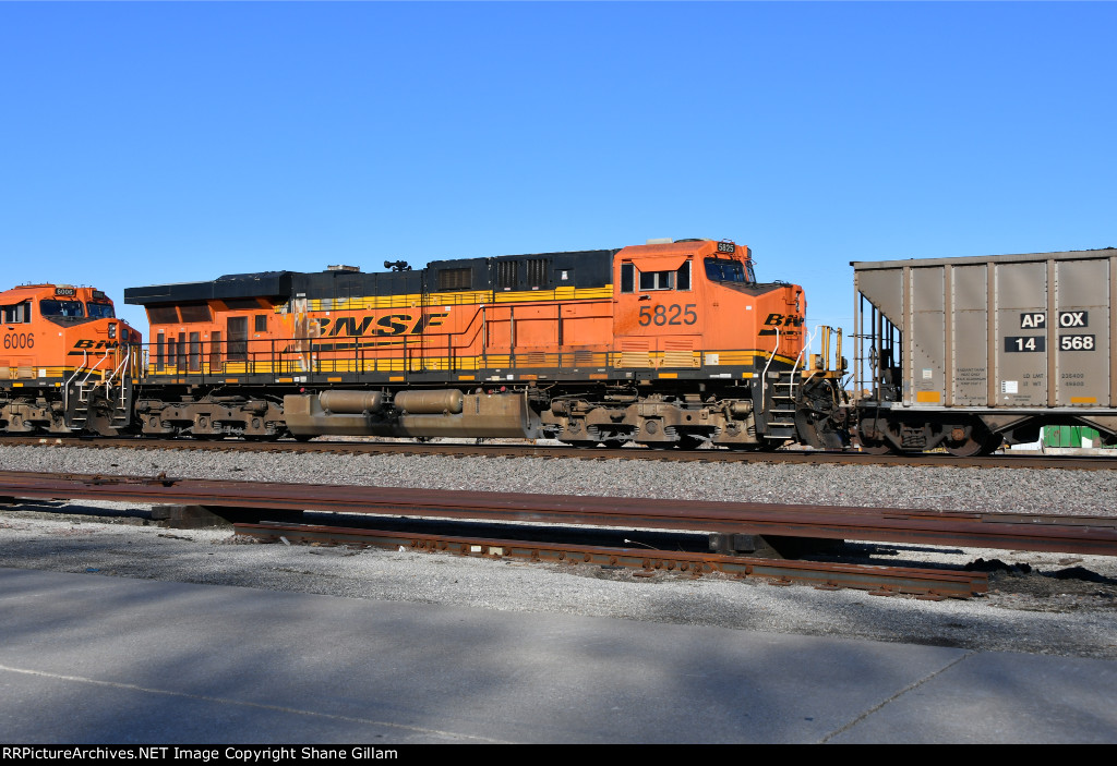 BNSF 5825 Roster shot.